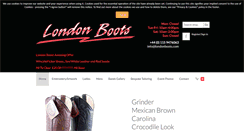 Desktop Screenshot of londonboots.com