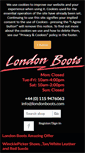 Mobile Screenshot of londonboots.com